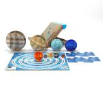 Kit STEAM Ozobot OzoGoes to the Solar System, 1x tabla de joc, 8x planete, 10x carduri educationale, 36x carduri asociere, Multicolor 5 - lerato.ro