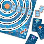 Kit STEAM Ozobot OzoGoes to the Solar System, 1x tabla de joc, 8x planete, 10x carduri educationale, 36x carduri asociere, Multicolor 7 - lerato.ro
