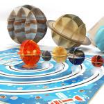 Kit STEAM Ozobot OzoGoes to the Solar System, 1x tabla de joc, 8x planete, 10x carduri educationale, 36x carduri asociere, Multicolor 8 - lerato.ro