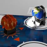 Kit STEAM Ozobot OzoGoes to the Sun, Earth & Moon, 1x tabla de joc, 4x carduri intrebari, 12x carduri cu informatii, 12x stickere, Multicolor 5 - lerato.ro