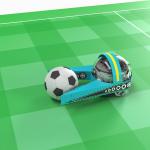 Covoras Ozobot Challenge Mat: Soccer destinat pentru robotelul Ozobot Evo, 61 × 84 cm, Graphics 6 - lerato.ro