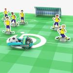 Covoras Ozobot Challenge Mat: Soccer destinat pentru robotelul Ozobot Evo, 61 × 84 cm, Graphics 7 - lerato.ro