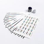 Set Ozobot Color Code Stickers, 9 coli de stickere compatibile cu robotii Ozobot Evo / Bit Plus / Ari, Graphics 5 - lerato.ro