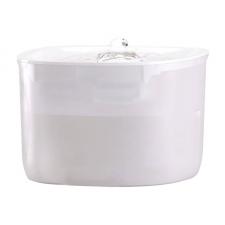 Fantana de apa PETONEER Fresco Ez pentru animale, 2L, Filtrare, Alb