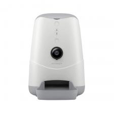 Dispenser pentru hrana smart PETONEER Nutri Vision pentru animale, 3.7L, Camera 720p, WiFi, Control aplicatie, Alb