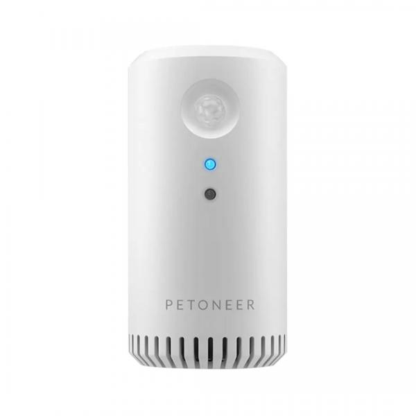 Purificator de aer smart PETONEER Odor Eliminator pentru animale, Detectare IR, Baterie 2200 mAh, Micro USB, Alb 1 - lerato.ro