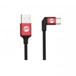 Cablu pentru incarcare si transfer de date PGYTECH P-GM-124, USB/USB Type-C, 35cm, Negru/Rosu 2 - lerato.ro