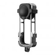 Carcasa cu protectie lentila PGYTECH P-57C-020 compatibila cu camera Insta360 X4, Negru