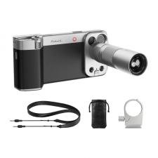 Alte accesorii telefoane, Set complet PGY RetroVa compatibil cu iPhone 17 Pro Max, Suport telefon, Teleobiectiv, Inel prindere trepied, Inel adaptor obiectiv, 300mAh, Bluetooth, USB-C, Negru, lerato.ro