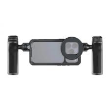 Alte accesorii telefoane, Suport video PGY ProShot compatibil cu iPhone 17 Pro, Stabilizator video, Multiple puncte de montare pentru accesorii, Negru, lerato.ro