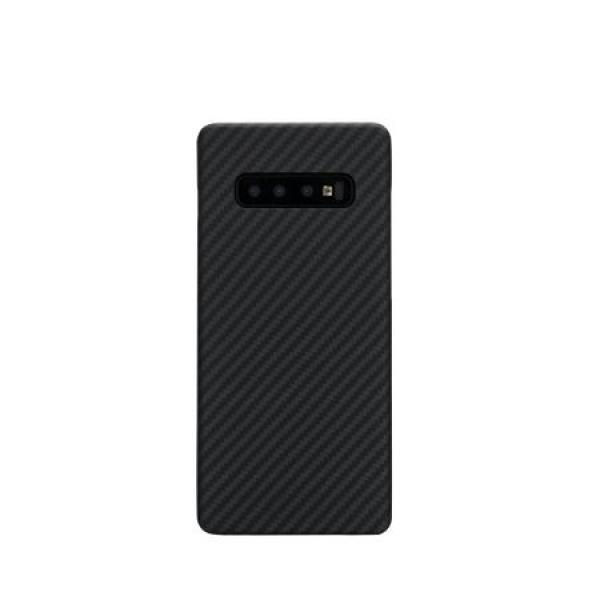 Carcasa PITAKA MagEZ Aramid compatibila cu Samsung Galaxy S10 Plus Black/Grey