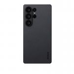 Carcasa PITAKA Ultra Slim Twill compatibila cu Samsung Galaxy S25 Ultra Black/Grey 2 - lerato.ro