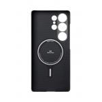 Carcasa PITAKA Ultra Slim Twill compatibila cu Samsung Galaxy S25 Ultra Black/Grey 4 - lerato.ro