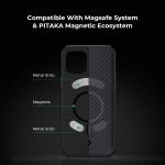 Carcasa PITAKA MagEZ Pro compatibila cu iPhone 12 Mini Black/Grey 3 - lerato.ro