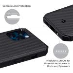 Carcasa PITAKA MagEZ Pro compatibila cu iPhone 12 Pro Black/Grey 3 - lerato.ro