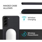 Carcasa PITAKA MagEZ compatibila cu Samsung Galaxy S21 Black/Grey 4 - lerato.ro