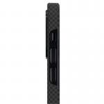Carcasa PITAKA MagEZ Plain compatibila cu iPhone 12 Mini Black/Grey 4 - lerato.ro