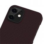 Carcasa PITAKA MagEZ Plain compatibila cu iPhone 12 Black/Red 4 - lerato.ro