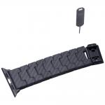 Curea Pitaka Carbon Fiber Modern compatibila cu cu Apple Watch 1/2/3/4/5/6/7/8/9/SE/SE2/Ultra, 42/44/45/49mm, Negru 14 - lerato.ro