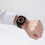 Curea Pitaka Carbon Fiber Modern compatibila cu cu Apple Watch 1/2/3/4/5/6/7/8/9/SE/SE2/Ultra, 42/44/45/49mm, Negru 18 - lerato.ro