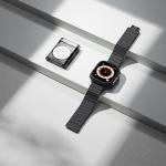 Curea Pitaka Carbon Fiber Modern compatibila cu cu Apple Watch 1/2/3/4/5/6/7/8/9/SE/SE2/Ultra, 42/44/45/49mm, Negru 22 - lerato.ro