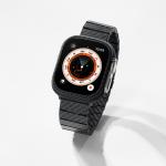 Curea Pitaka Carbon Fiber Modern compatibila cu cu Apple Watch 1/2/3/4/5/6/7/8/9/SE/SE2/Ultra, 42/44/45/49mm, Negru 23 - lerato.ro
