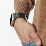 Curea Pitaka Carbon Fiber Modern compatibila cu cu Apple Watch 1/2/3/4/5/6/7/8/9/SE/SE2/Ultra, 42/44/45/49mm, Negru 28 - lerato.ro