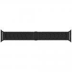 Curea Pitaka Carbon Fiber Retro compatibila cu cu Apple Watch 1/2/3/4/5/6/7/8/9/SE/SE2/Ultra, 42/44/45/49mm, Negru 8 - lerato.ro