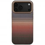 Carcasa Pitaka Aramid UltraGuard cu MagSafe compatibila cu iPhone 17 Pro Max, Sunset 2 - lerato.ro