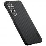 Carcasa Pitaka Ultra-Slim cu MagSafe compatibila cu Samsung Galaxy S25, Negru 4 - lerato.ro