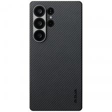 Carcasa Pitaka Ultra-Slim cu MagSafe compatibila cu Samsung Galaxy S25 Ultra, Negru