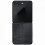 Carcasa Pitaka Ultra-Slim cu MagSafe compatibila cu Samsung Galaxy Z Flip 7, Negru 2 - lerato.ro