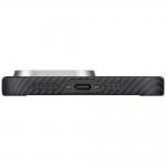Carcasa Pitaka Ultra-Slim cu MagSafe compatibila cu iPhone 16 Pro Max, Negru 9 - lerato.ro