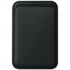 Huse universale / waterproof pentru telefoane, Portofel Pitaka Woven Wallet MagSafe, Negru, lerato.ro