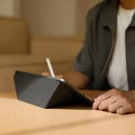 Husa Pitaka MagEZ Folio 2 compatibila cu iPad Pro 12.9 inch 2021-2022 / iPad Air 13 inch 2024-2025, Negru 10 - lerato.ro