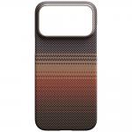 Carcasa Pitaka Ultra-Slim MagSafe compatibila cu iPhone 17 Pro Max, Sunset 5 - lerato.ro