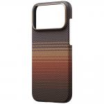 Carcasa Pitaka Ultra-Slim MagSafe compatibila cu iPhone 17 Pro Max, Sunset 6 - lerato.ro