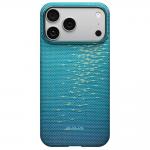 Carcasa PITAKA Ultra-Slim cu MagSafe compatibila cu iPhone 17 Pro Max, Lucid Blue 2 - lerato.ro