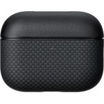 Carcasa Pitaka Aramid Fiber MagSafe compatibila cu Apple AirPods Pro 3, Negru 2 - lerato.ro