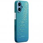 Carcasa PITAKA Ultra-Slim cu MagSafe compatibila cu iPhone 17, Lucid Blue 3 - lerato.ro