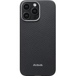 Carcasa Pitaka Ultra-Slim Case compatibila cu iPhone 16 Pro Max, Negru 2 - lerato.ro