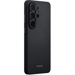 Carcasa Pitaka Cairn cu MagSafe compatibila cu Samsung Galaxy S26 Ultra, Negru