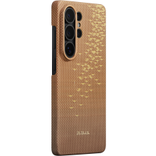 Carcasa Pitaka Edge cu MagSafe compatibila cu Samsung Galaxy S26 Ultra, Golden Glint