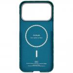 Husa PITAKA Ultra-Slim Monogram cu MagSafe compatibila cu iPhone 17 Pro Max, Verde 7 - lerato.ro