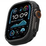 Carcasa PITAKA Air compatibila cu Apple Watch Ultra 1/2/3 49mm, Negru / Gri 2 - lerato.ro