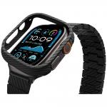 Carcasa PITAKA Air compatibila cu Apple Watch Ultra 1/2/3 49mm, Negru / Gri 3 - lerato.ro