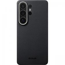 Husa Pitaka Cairn Aaron Button cu MagSafe compatibila cu Samsung Galaxy S26 Ultra, Negru