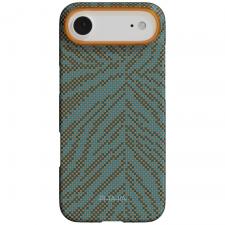 Husa PITAKA Edge Breath of Veins cu MagSafe compatibila cu iPhone 17 Air, Dive Green