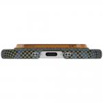 Husa PITAKA Edge Breath of Veins cu MagSafe compatibila cu iPhone 17 Air, Dive Green 6 - lerato.ro
