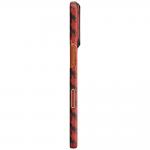 Husa PITAKA Edge Happiness Rides cu MagSafe compatibila cu iPhone 17 Pro Max, Cinnabar Steed 6 - lerato.ro